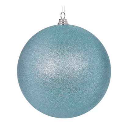 30 Cm Blue Glitter Bauble