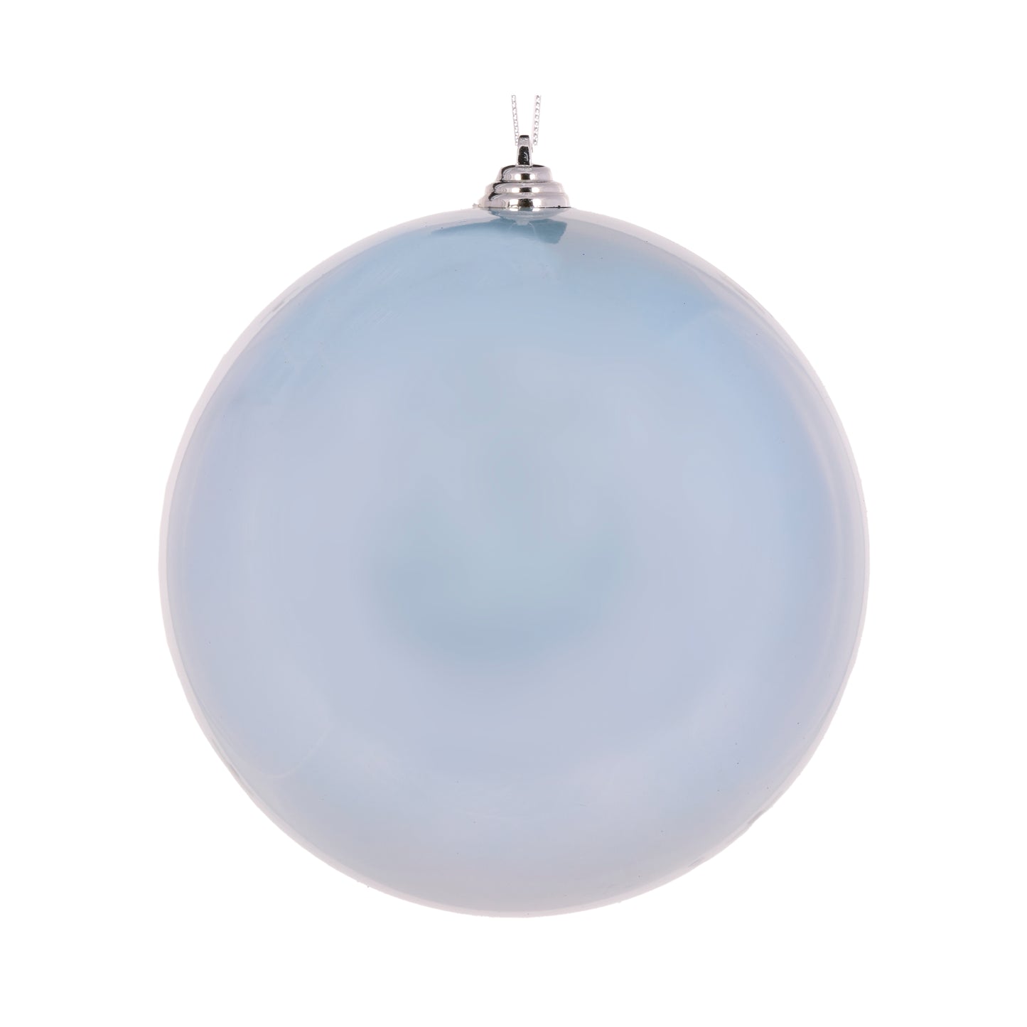 20 Cm Blue Pearl Bauble