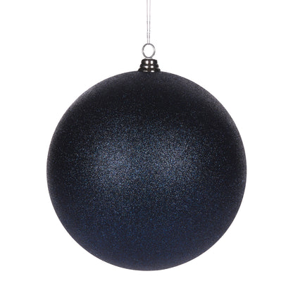 30cm Navy Glitter Bauble