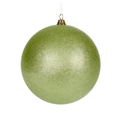 20 CM MINT GLITTER BAUBLE