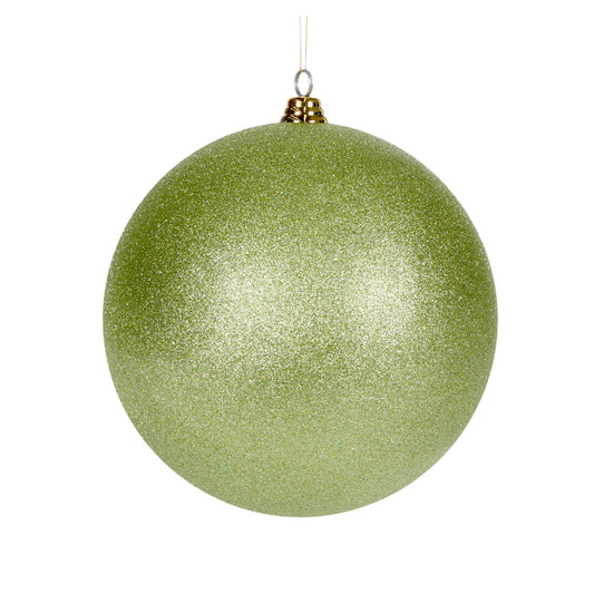 20 CM MINT GLITTER BAUBLE