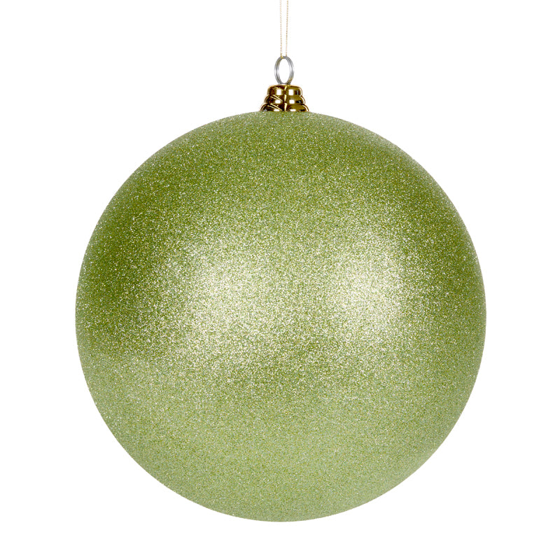 30 CM MINT GLITTER BAUBLE