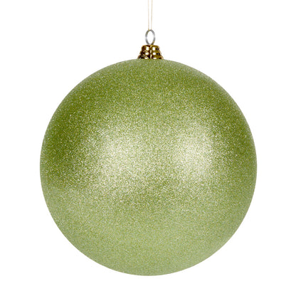 30 CM MINT GLITTER BAUBLE
