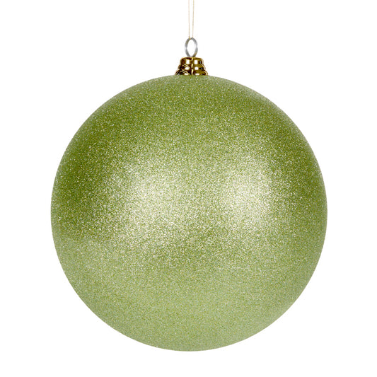 30 CM MINT GLITTER BAUBLE