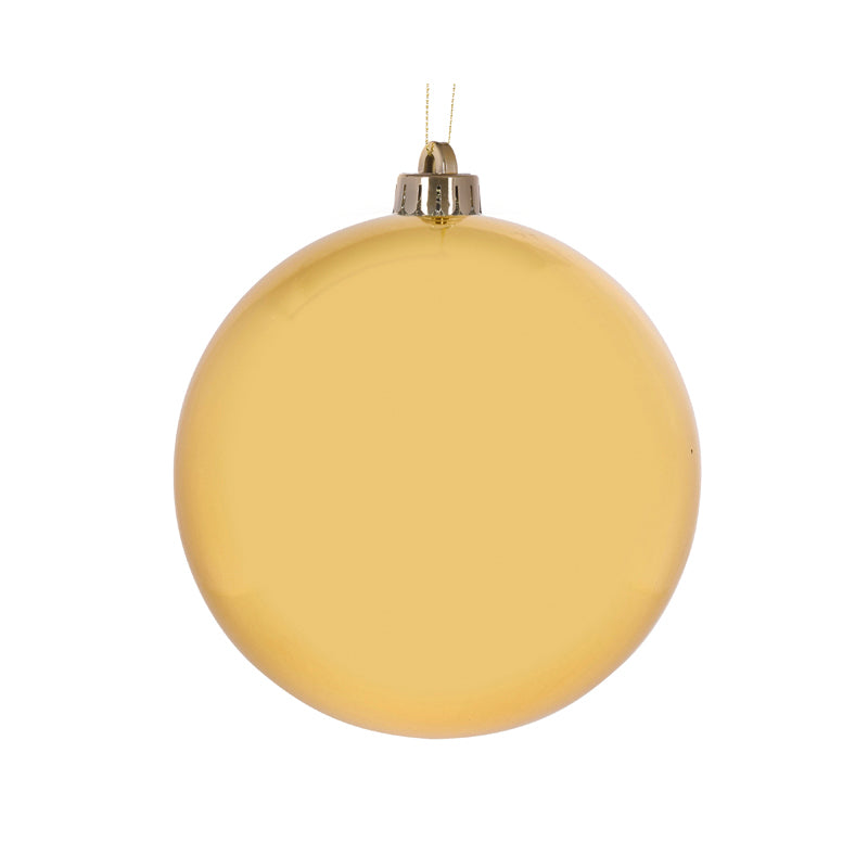 15 CM HIGH SHINE GOLD BAUBLE
