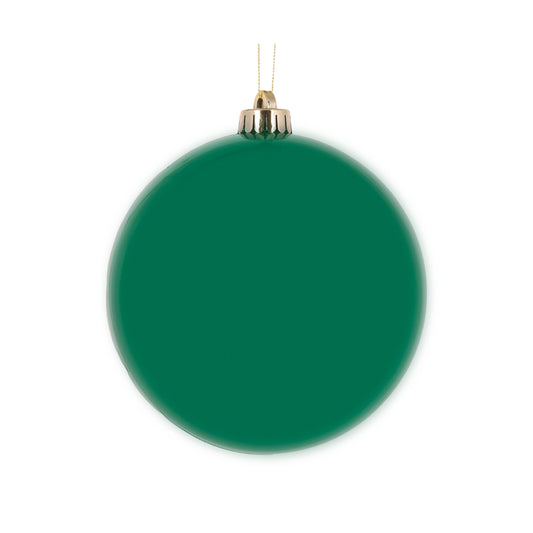 15 CM HIGH SHINE GREEN BAUBLE
