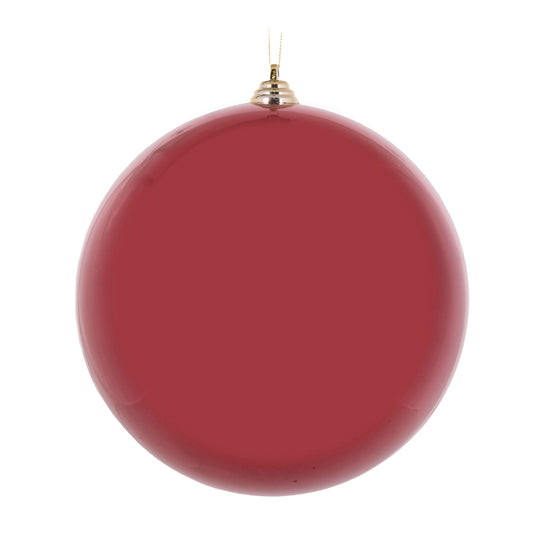 30 CM BURGUNDY HIGH SHINE BAUBLE