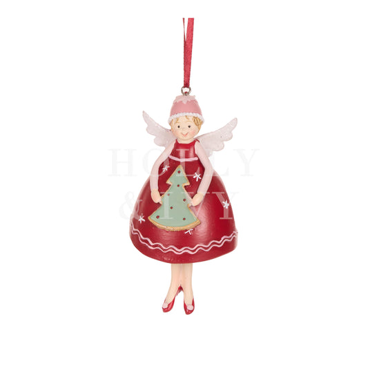 Sugar Plum Fairy With Tree Ornament