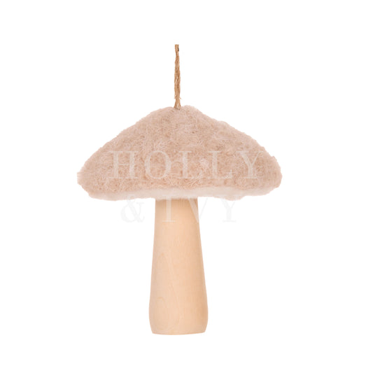 Woollen Mushroom Ornament