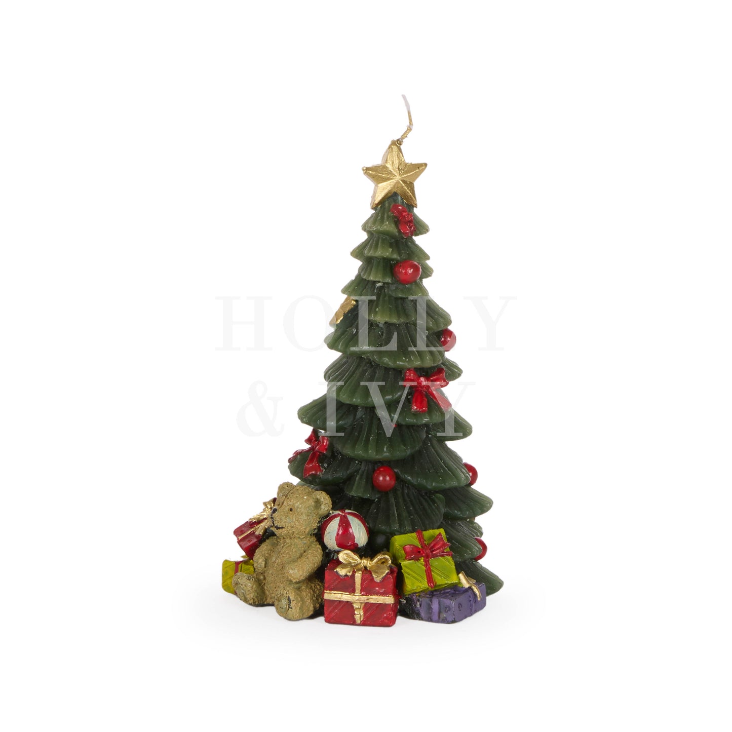 Traditional Tree Candle With Gifts