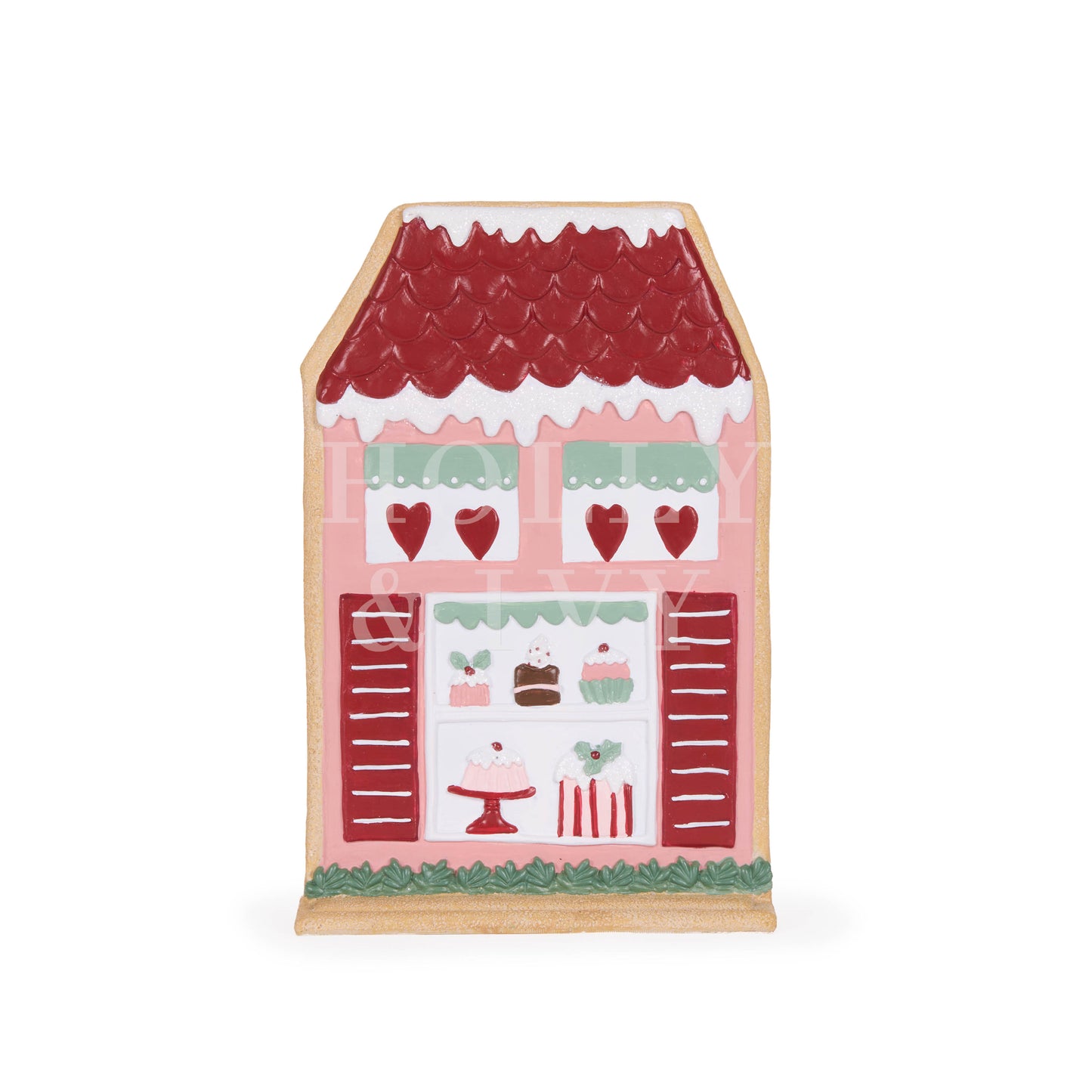 Sugar Plum House Façade With Hearts