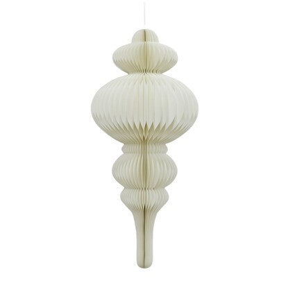 80Cm Luxe Paper Finial Hanging