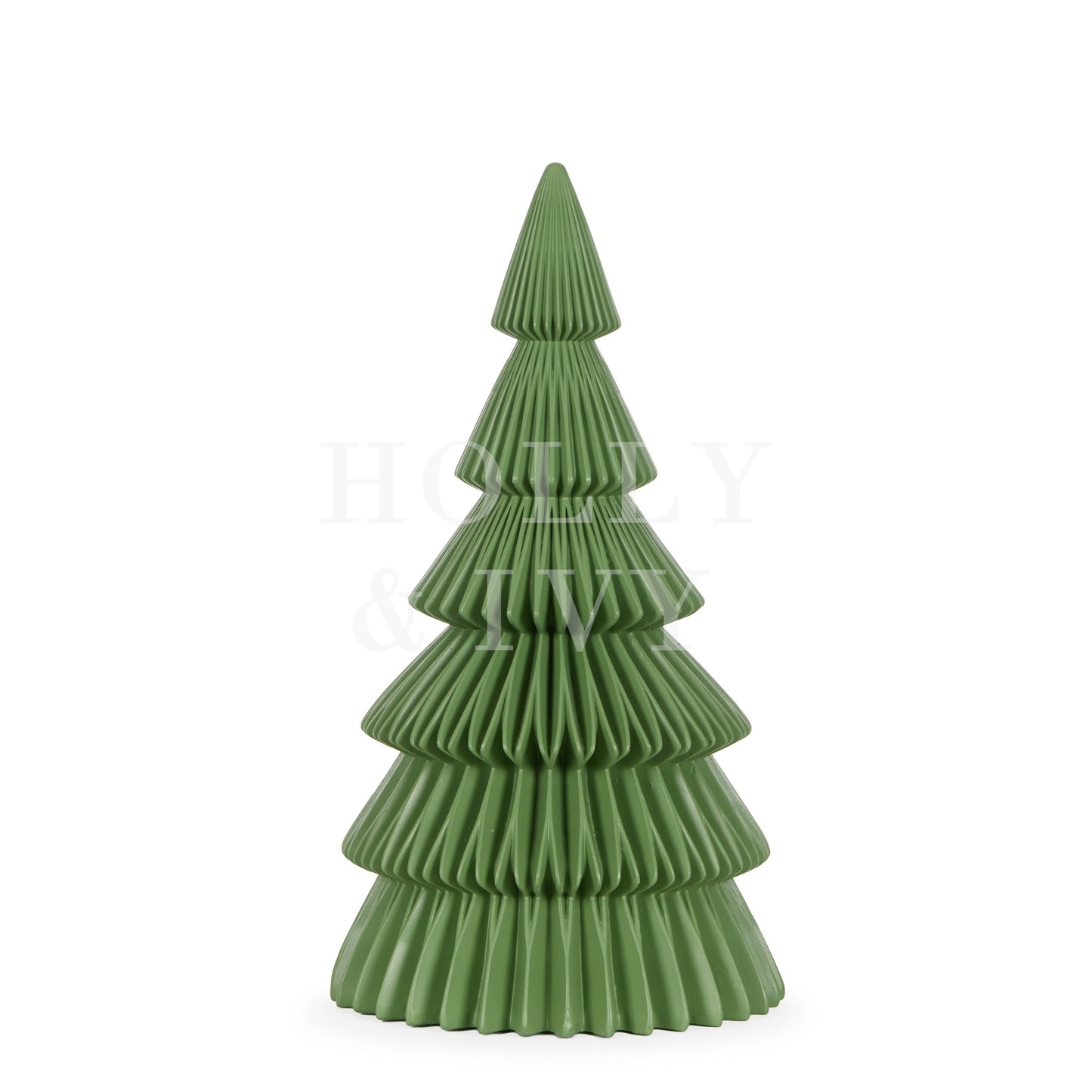 39 Cm Green Resin Honeycomb Tree