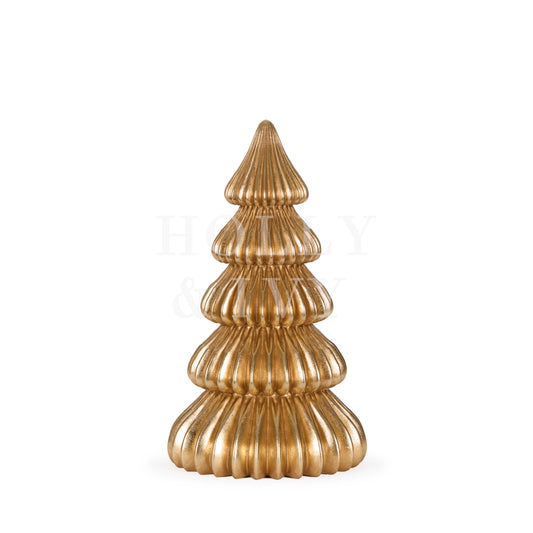 32 Cm Gold Resin Honeycomb Tree