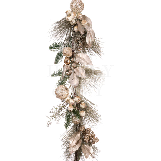 Luxe Champagne Bauble Garland