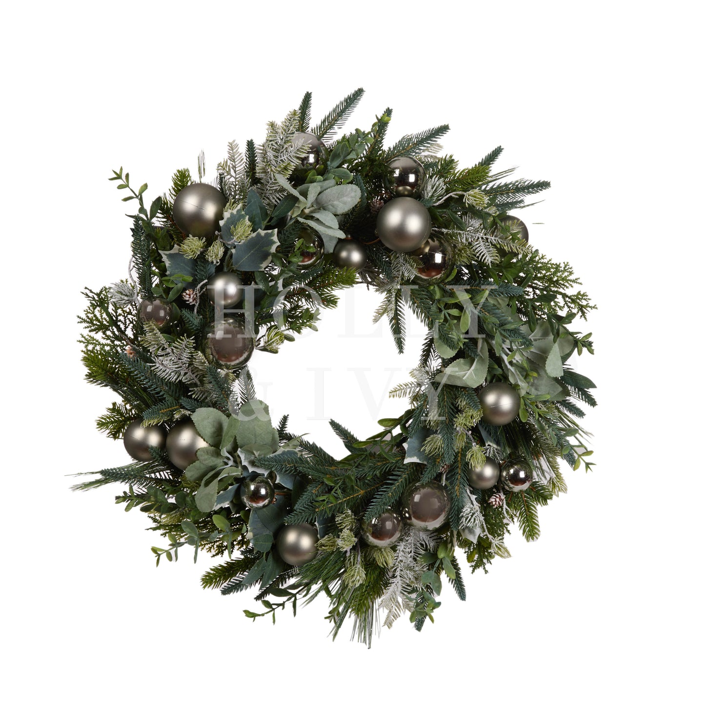 Luxe Foliage Bauble Wreath