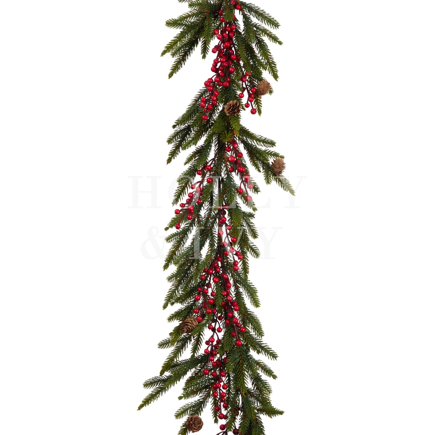 Luxe Red Pine Garland