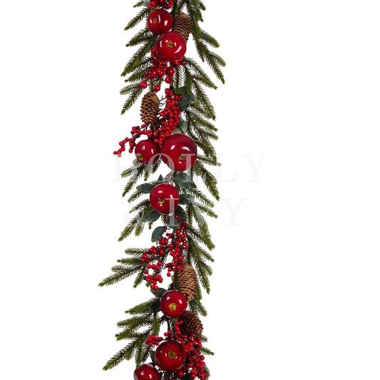 Luxe Red Apple Garland