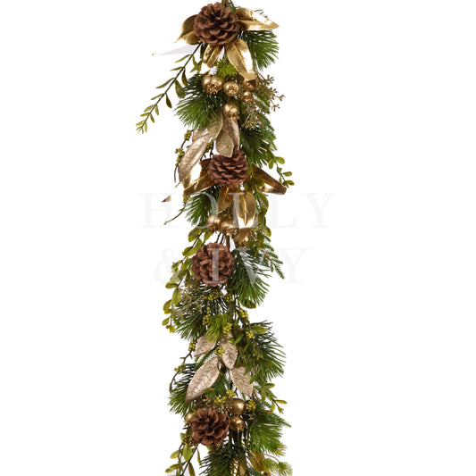 Luxe Golden Conifer Garland