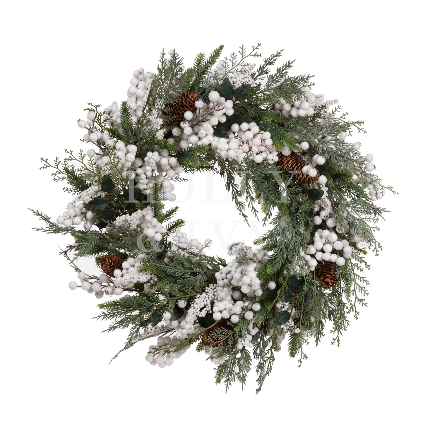 Luxe Frosted Berry Wreath