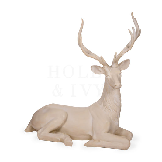 126 Cm Natural Lying Reindeer