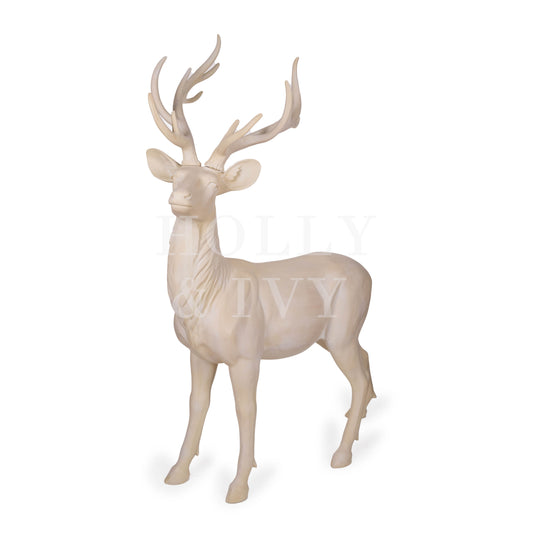 153 Cm Natural Standing Deer