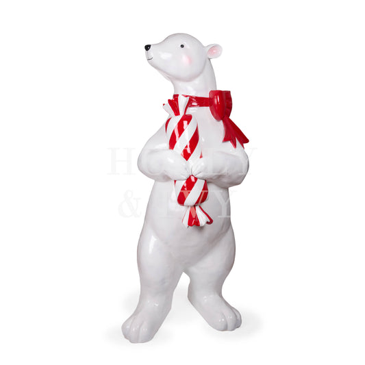 Peter Polar Bear With Candy