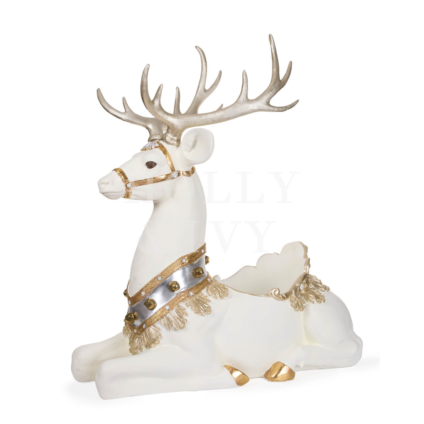 Elaborate Champagne Deer Pot