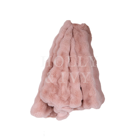 Pink Fur Tree Skirt