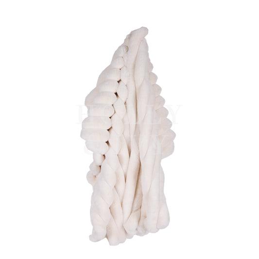 Ivory Fur Tree Skirt