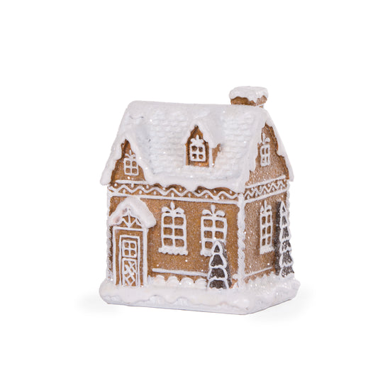 Mini Piped Gingerbread House With Chimney