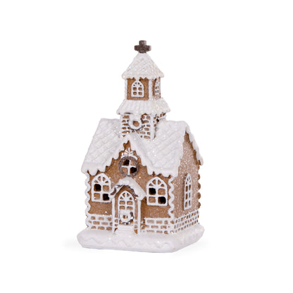 Mini Piped Gingerbread Church