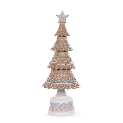 32.5Cm Elaborate Pastel Gingerbread Tree