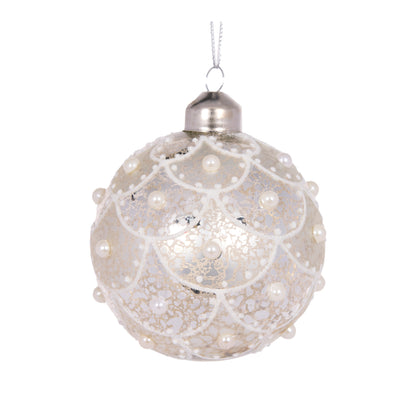 Mercury Scalloped Bauble
