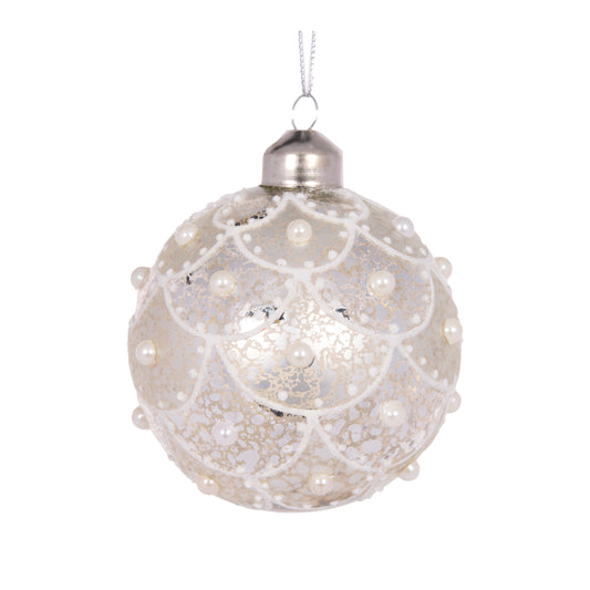 Mercury Scalloped Bauble