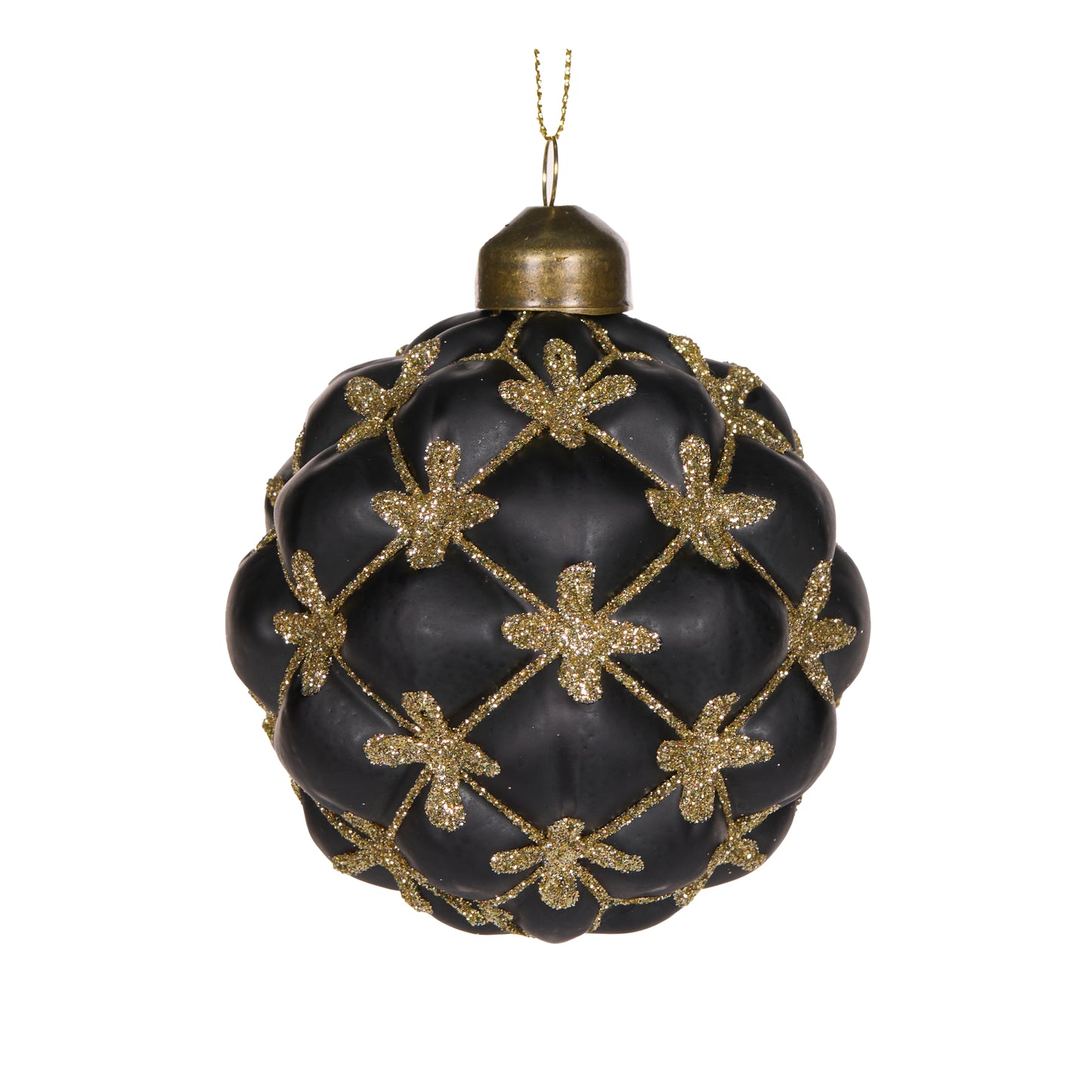 Matte Balck Chesterfield Bauble