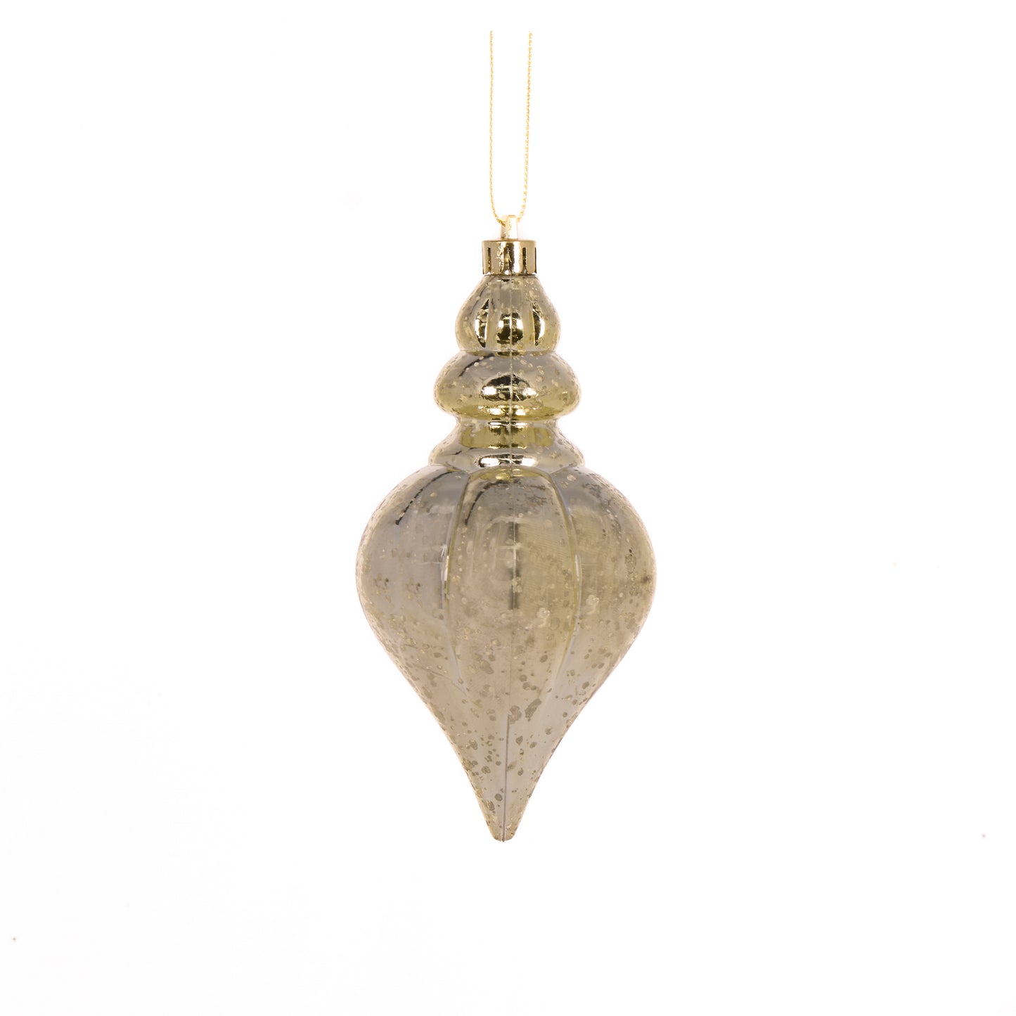 Gold Mercury Heart Finial