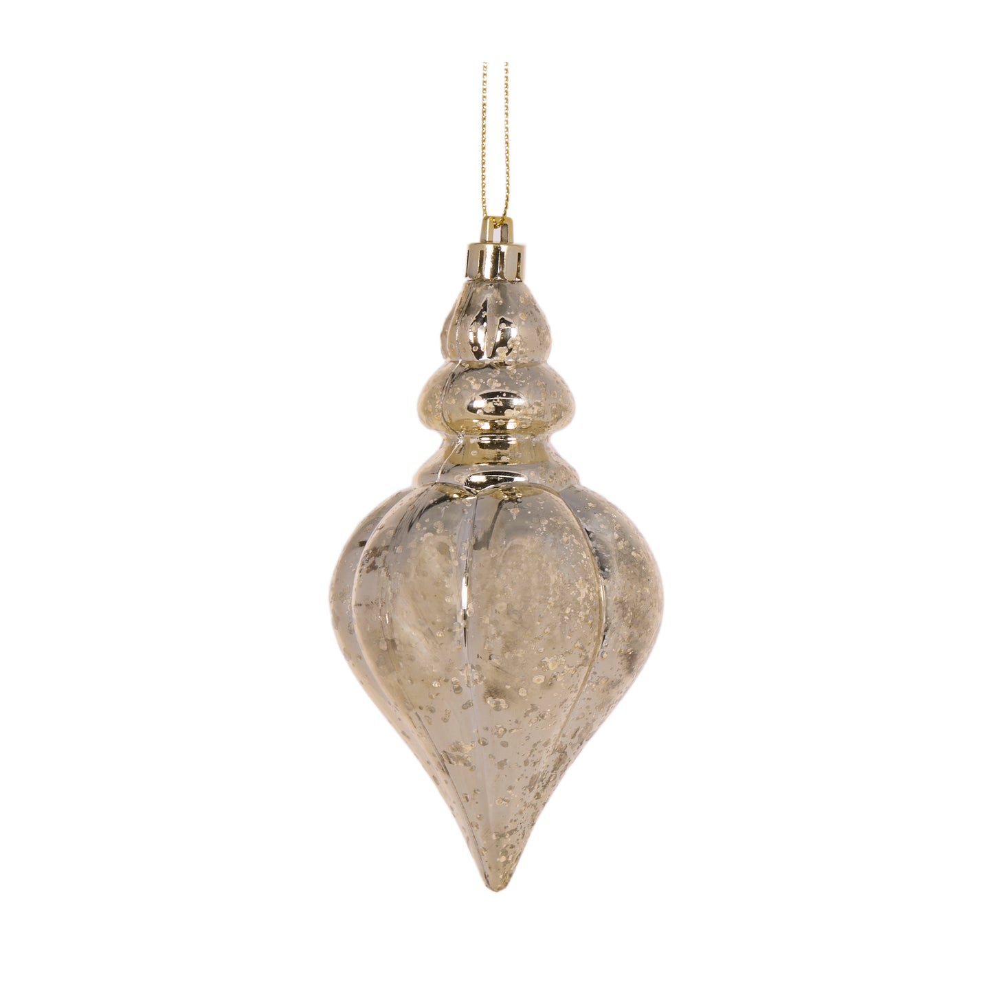 Champagne Mercury Heart Finial