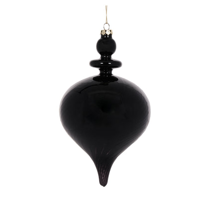 Black Glass Ace Finial