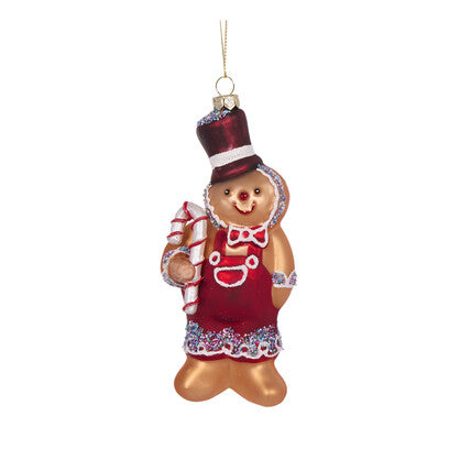 Retro Gingerbread Man With Rolling Pin Hanging