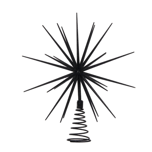 3D Starburst Tree Topper Black