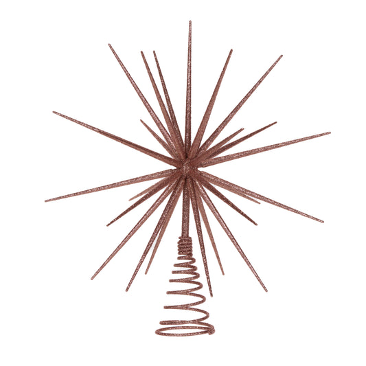 3D Starburst Tree Topper Rose Gold