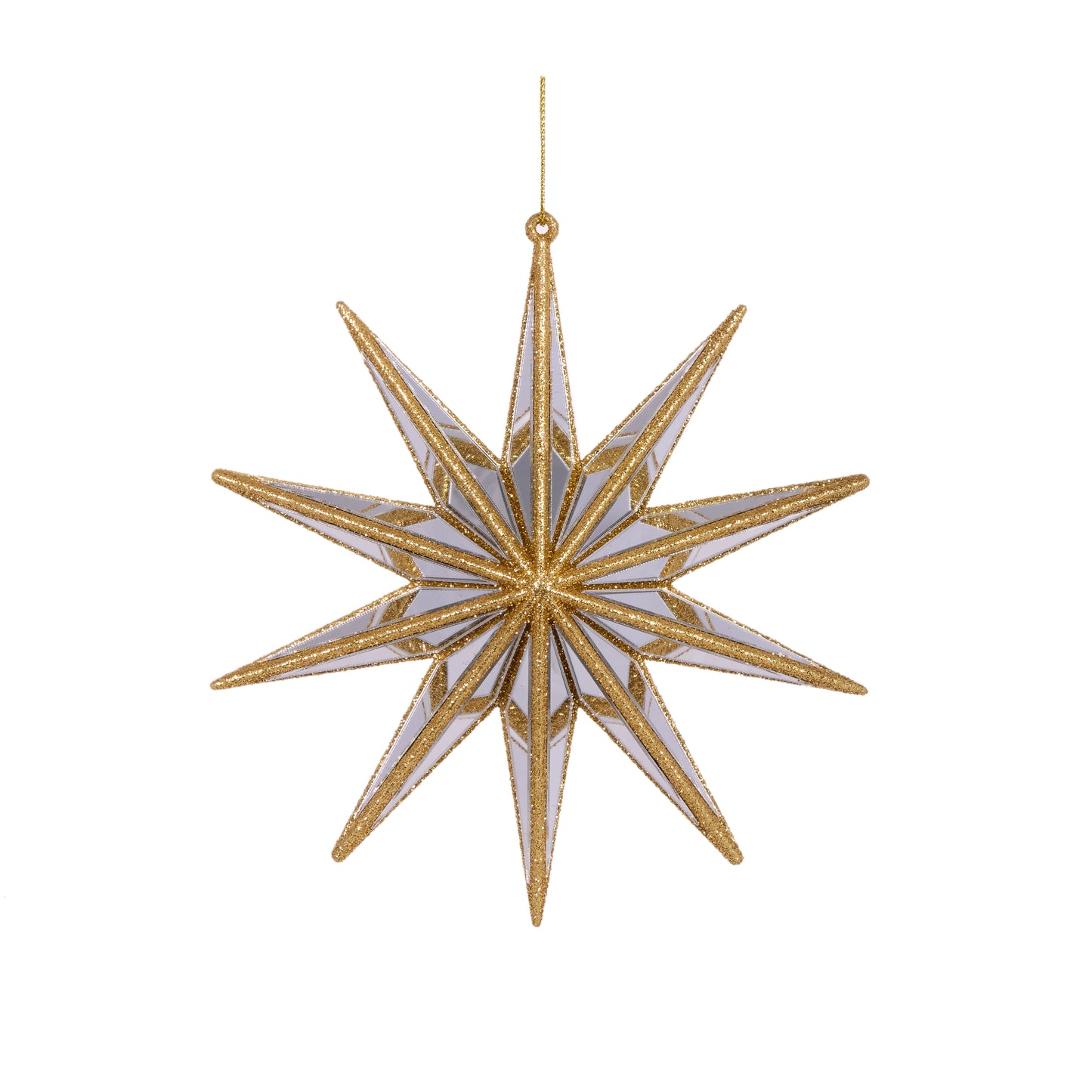 10 Point Hanging Star Gold