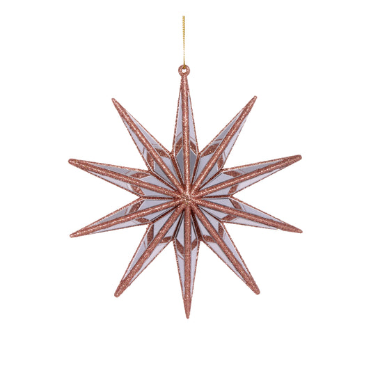 10 Point Hanging Star Rose Gold