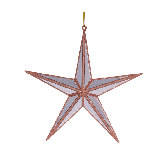 5 Point Hanging Star Rose Gold