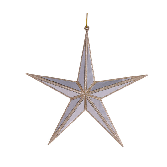 5 Point Hanging Star Champagne