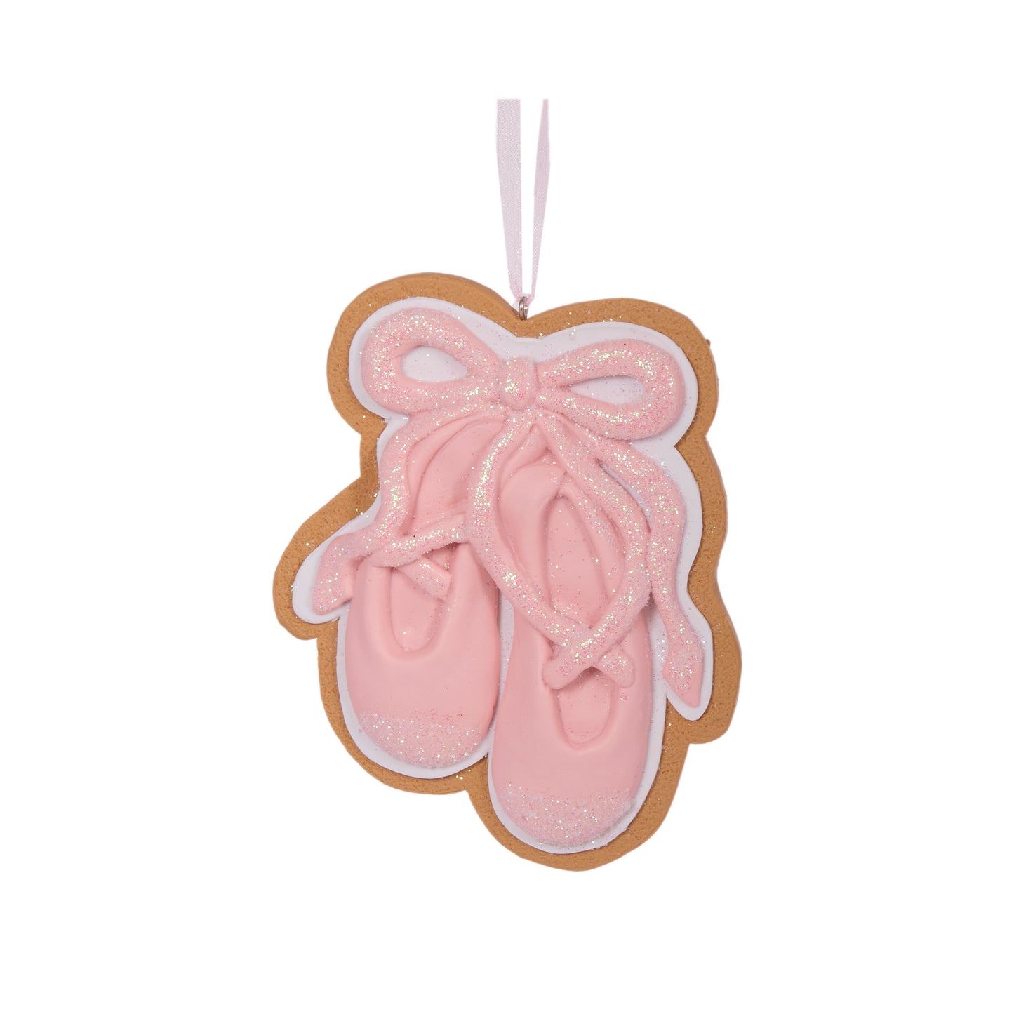 Enchanted Ballet Slippers Biscuit Hanging