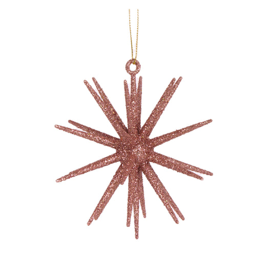 10 Cm Rose Gold Glitter Orbit Hanging