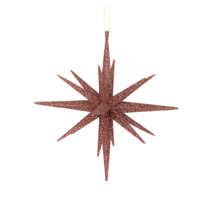 15cm Rose Gold Glitter Orbit Hanging