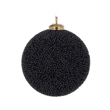 10 Cm Black Caviar Bauble